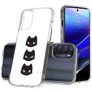 Black Cat Print Slim Cover For Motorola Moto G (Power, Stylus, Play, 5G), Print in USA