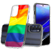 Rainbow LGBTQ Print Slim Cover For Motorola Moto G (Power, Stylus, Play, 5G), Print in USA