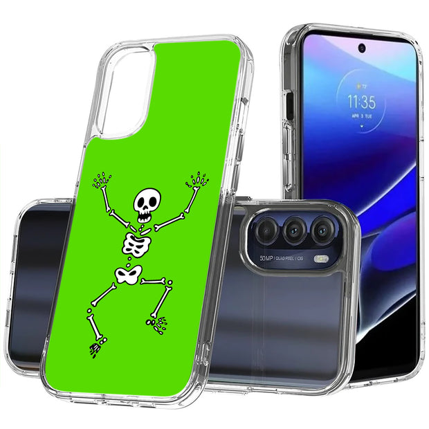 Skeleton Dance Print Slim Cover For Motorola Moto G (Power, Stylus, Play, 5G), Print in USA