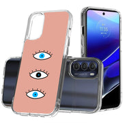 Evil Eye Blue Print Slim Cover For Motorola Moto G (Power, Stylus, Play, 5G), Print in USA