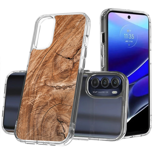 Wood 18 Print Slim Cover For Motorola Moto G (Power, Stylus, Play, 5G), Print in USA