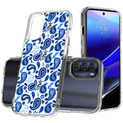 Blue Bandana Print Slim Cover For Motorola Moto G (Power, Stylus, Play, 5G), Print in USA