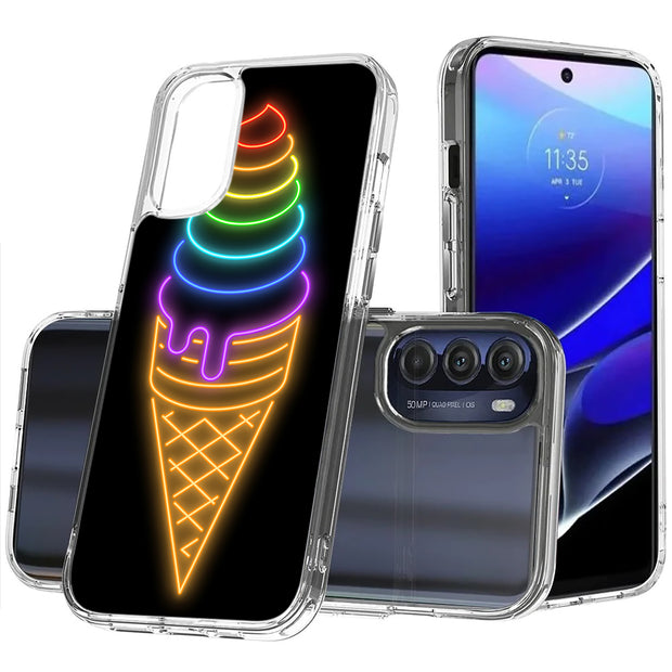 Ice Cream Sign Print Slim Cover For Motorola Moto G (Power, Stylus, Play, 5G), Print in USA