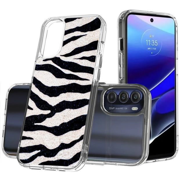 Zebra Stripe 1 Print Slim Cover For Motorola Moto G (Power, Stylus, Play, 5G), Print in USA