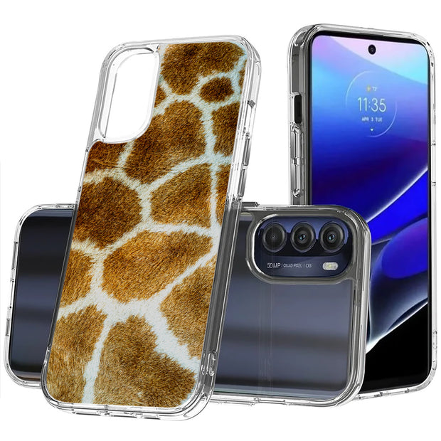 Giraffe Fur 1 Print Slim Cover For Motorola Moto G (Power, Stylus, Play, 5G), Print in USA