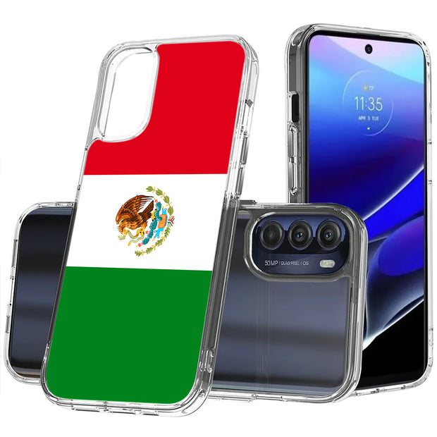 Flag Mexico Print Slim Cover For Motorola Moto G (Power, Stylus, Play, 5G), Print in USA