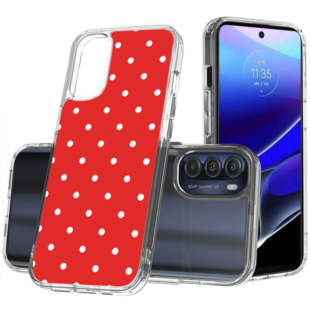 Polka Dot 1 Print Slim Cover For Motorola Moto G (Power, Stylus, Play, 5G), Print in USA