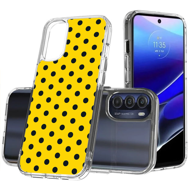 Polka Dot 9 Print Slim Cover For Motorola Moto G (Power, Stylus, Play, 5G), Print in USA