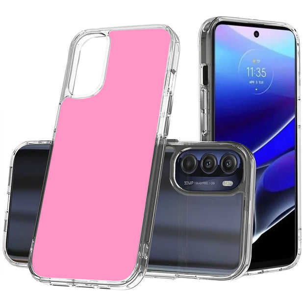 Pink Print Slim Cover For Motorola Moto G (Power, Stylus, Play, 5G), Print in USA