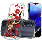 Fashion Collage Print Slim Cover For Motorola Moto G (Power, Stylus, Play, 5G), Print in USA