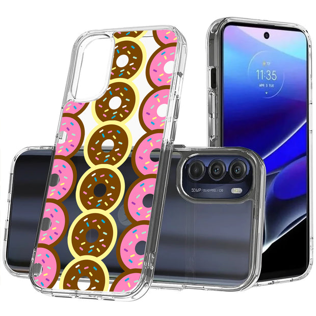 Donuts Print Slim Cover For Motorola Moto G (Power, Stylus, Play, 5G), Print in USA