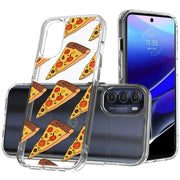 Pizza Print Slim Cover For Motorola Moto G (Power, Stylus, Play, 5G), Print in USA