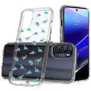 Cute Dinosaur Print Slim Cover For Motorola Moto G (Power, Stylus, Play, 5G), Print in USA