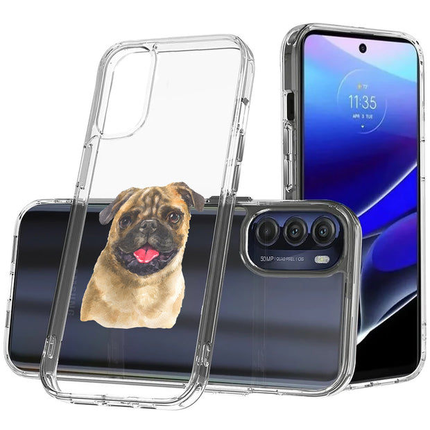 Dog Painting j Print Slim Cover For Motorola Moto G (Power, Stylus, Play, 5G), Print in USA