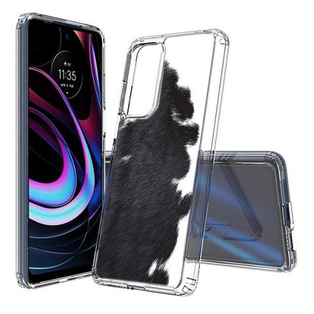 Cow Fur 2 Print Slim Cover For Motorola   (Edge,One 5G,Ace,UW,X40,30), Print in USA