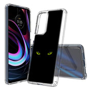 Cat Eyes Print Slim Cover For Motorola   (Edge,One 5G,Ace,UW,X40,30), Print in USA