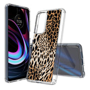 Leopard Pattern Print Slim Cover For Motorola   (Edge,One 5G,Ace,UW,X40,30), Print in USA