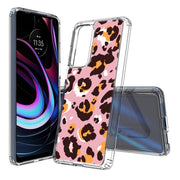 Pink Leopard 2 Print Slim Cover For Motorola   (Edge,One 5G,Ace,UW,X40,30), Print in USA