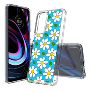 Daisy Pattern Print Slim Cover For Motorola   (Edge,One 5G,Ace,UW,X40,30), Print in USA