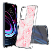 Glossy Marble Print Slim Cover For Motorola   (Edge,One 5G,Ace,UW,X40,30), Print in USA