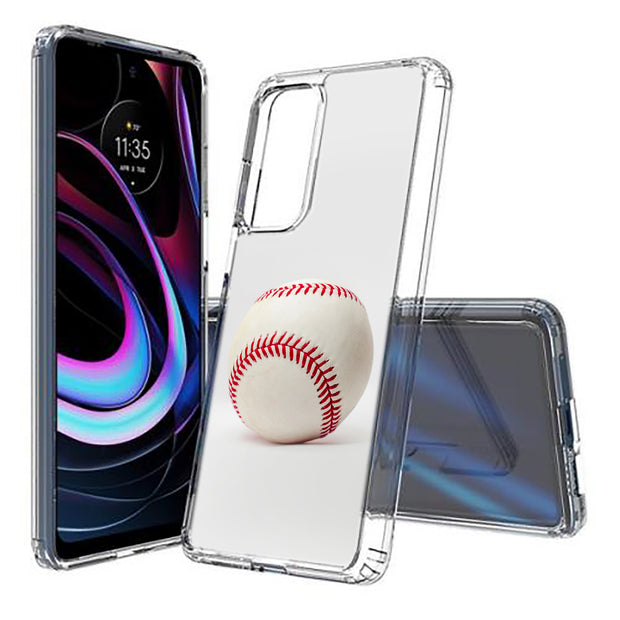 Baseball Sport Print Slim Cover For Motorola   (Edge,One 5G,Ace,UW,X40,30), Print in USA