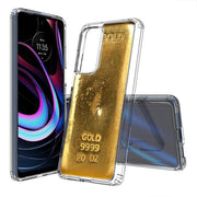 Gold Bar 3 Print Slim Cover For Motorola   (Edge,One 5G,Ace,UW,X40,30), Print in USA