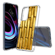 Gold Bar 5 Print Slim Cover For Motorola   (Edge,One 5G,Ace,UW,X40,30), Print in USA