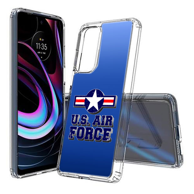 US Air Force 1 Print Slim Cover For Motorola   (Edge,One 5G,Ace,UW,X40,30), Print in USA