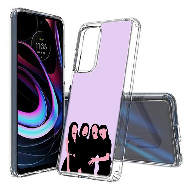 Blackpink 4 Print Slim Cover For Motorola   (Edge,One 5G,Ace,UW,X40,30), Print in USA