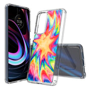 Tie Dye Trippy Print Slim Cover For Motorola   (Edge,One 5G,Ace,UW,X40,30), Print in USA