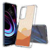 Sunset Pattern Print Slim Cover For Motorola   (Edge,One 5G,Ace,UW,X40,30), Print in USA