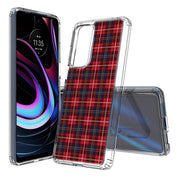 Classic Plaid 1 Print Slim Cover For Motorola   (Edge,One 5G,Ace,UW,X40,30), Print in USA