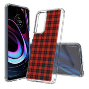 Classic Plaid 2 Print Slim Cover For Motorola   (Edge,One 5G,Ace,UW,X40,30), Print in USA