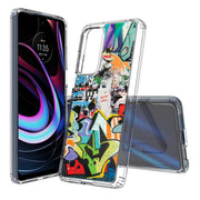 Street Graffiti Print Slim Cover For Motorola   (Edge,One 5G,Ace,UW,X40,30), Print in USA