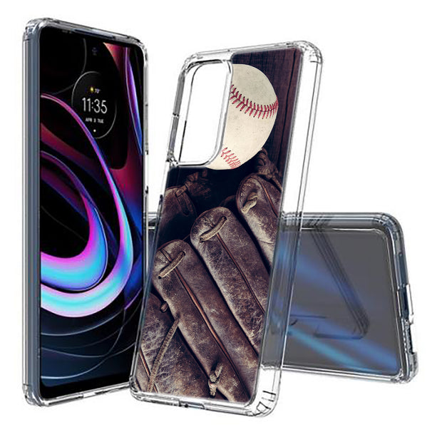 Baseball 5 Print Slim Cover For Motorola   (Edge,One 5G,Ace,UW,X40,30), Print in USA