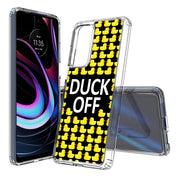 Duck OFF Print Slim Cover For Motorola   (Edge,One 5G,Ace,UW,X40,30), Print in USA