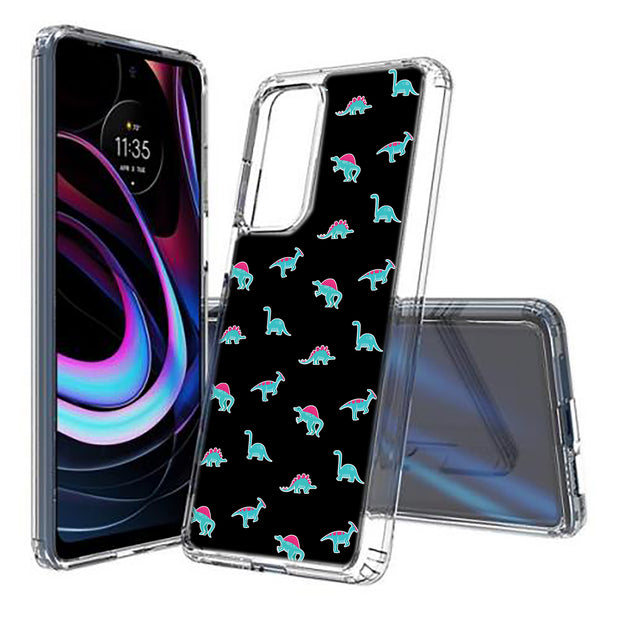 Dinosaurs Shape Print Slim Cover For Motorola   (Edge,One 5G,Ace,UW,X40,30), Print in USA