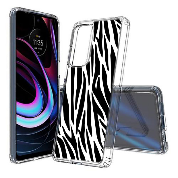 Zebra 2 Print Slim Cover For Motorola   (Edge,One 5G,Ace,UW,X40,30), Print in USA