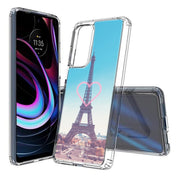 Fall in Paris Print Slim Cover For Motorola   (Edge,One 5G,Ace,UW,X40,30), Print in USA