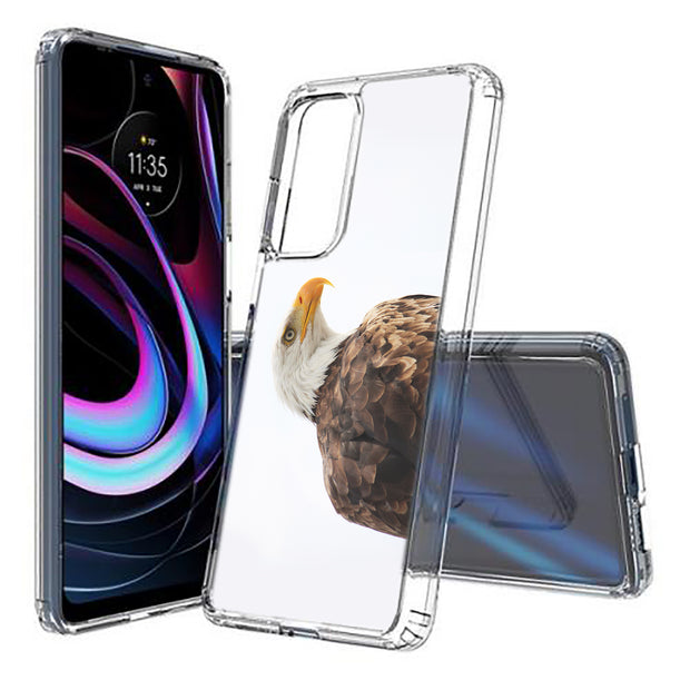 Eagle Photo Print Slim Cover For Motorola   (Edge,One 5G,Ace,UW,X40,30), Print in USA