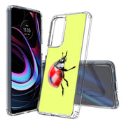 Ladybug Photo Print Slim Cover For Motorola   (Edge,One 5G,Ace,UW,X40,30), Print in USA