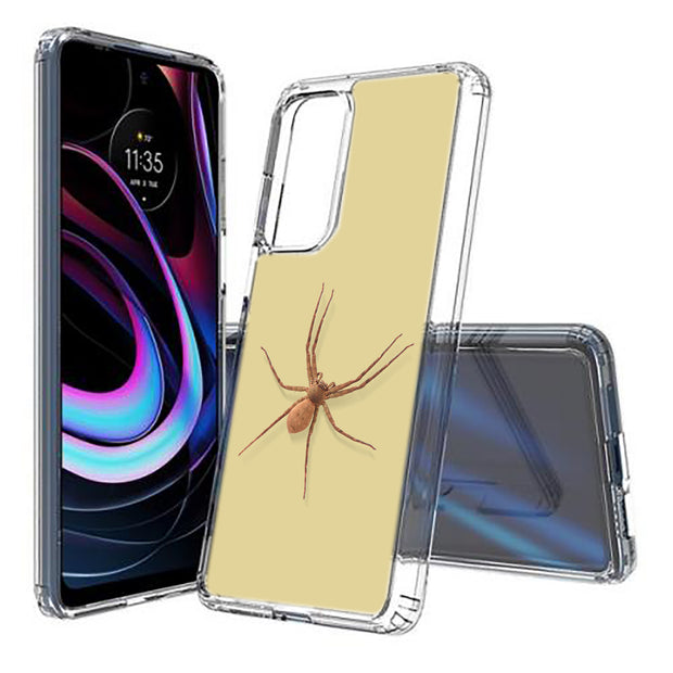 Spider Photo Print Slim Cover For Motorola   (Edge,One 5G,Ace,UW,X40,30), Print in USA