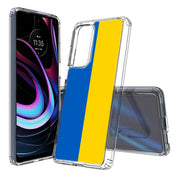 Flag Ukraine Print Slim Cover For Motorola   (Edge,One 5G,Ace,UW,X40,30), Print in USA