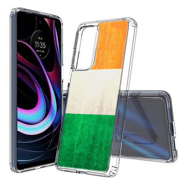 Ireland Flag  Print Slim Cover For Motorola   (Edge,One 5G,Ace,UW,X40,30), Print in USA