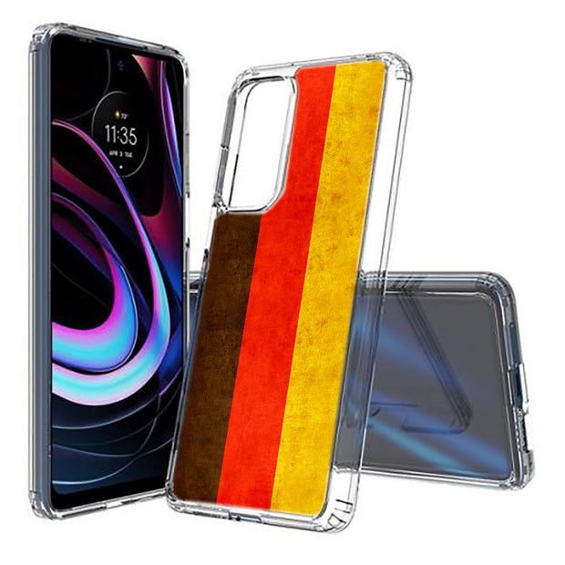 Germany Flag  Print Slim Cover For Motorola   (Edge,One 5G,Ace,UW,X40,30), Print in USA