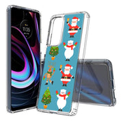 Cute Christmas Print Slim Cover For Motorola   (Edge,One 5G,Ace,UW,X40,30), Print in USA