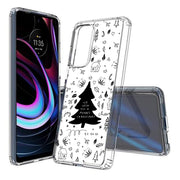 Wish You A Xmas Print Slim Cover For Motorola   (Edge,One 5G,Ace,UW,X40,30), Print in USA