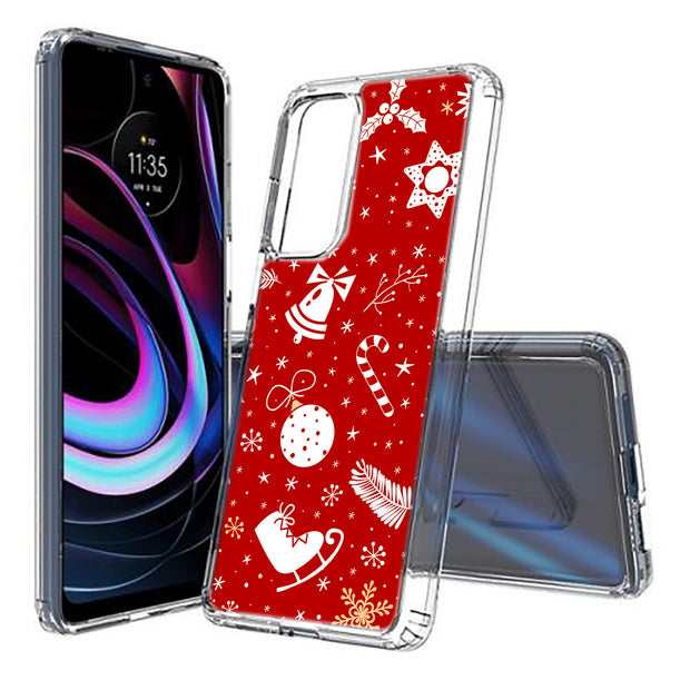 Christmas 2 Print Slim Cover For Motorola   (Edge,One 5G,Ace,UW,X40,30), Print in USA