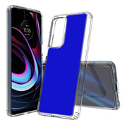 Royal Blue Print Slim Cover For Motorola   (Edge,One 5G,Ace,UW,X40,30), Print in USA