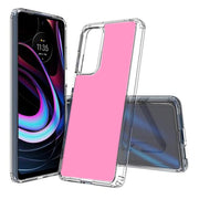 Pink Print Slim Cover For Motorola   (Edge,One 5G,Ace,UW,X40,30), Print in USA